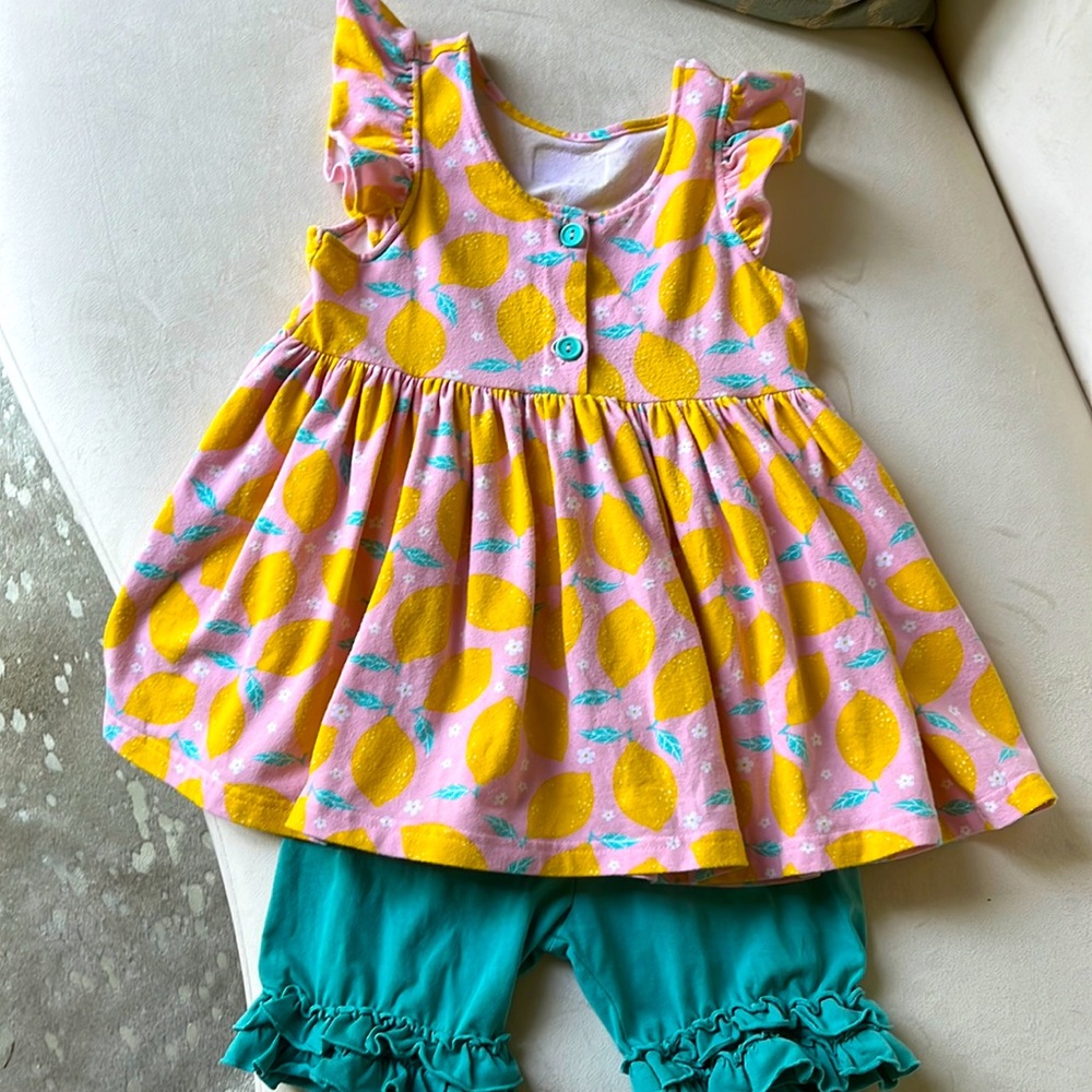 Eleanor Rose top and Matilda Jane shorties